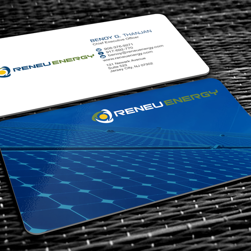 Creating A Business Card For Renewable Energy Consulting Firm That 