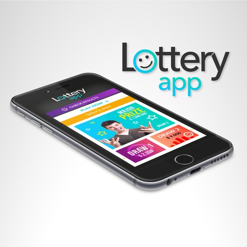 Design of a lottery app Design réalisé par Samuel.Z