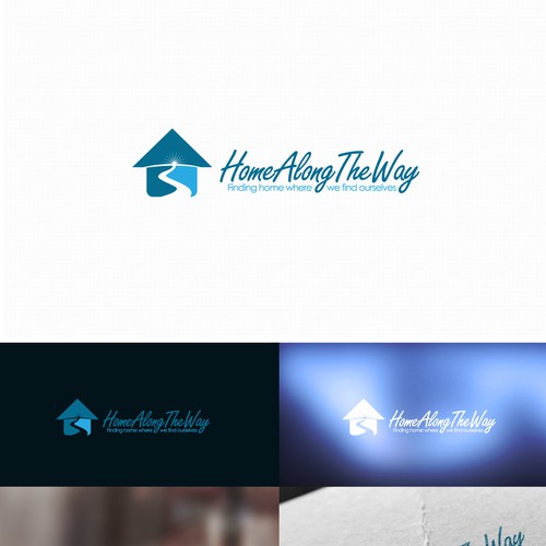 Travel Blog Logo communicating finding home Design by Glanyl17™