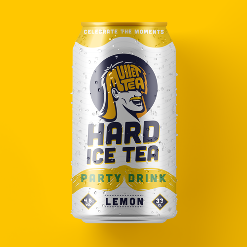 Hard Ice tea Can Design - Be Fun ! Design by DolphinArt