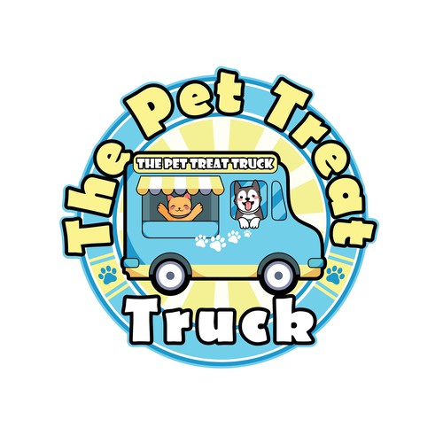 Design a cute/cartoon logo for our dog food truck! Design by yukiaruru