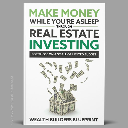 Visually creative book cover that will stand out from the rest. Design by ownline