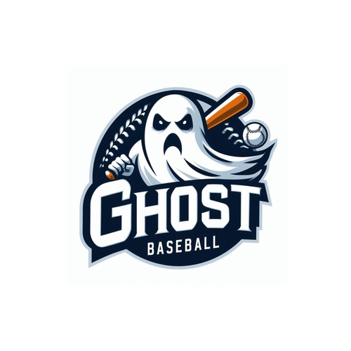 Ghost Baseball Logo Contest Design by Dikika Design™