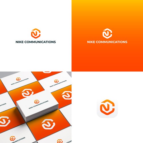 Nike Communications Logo Contest Design by d'zeNyu