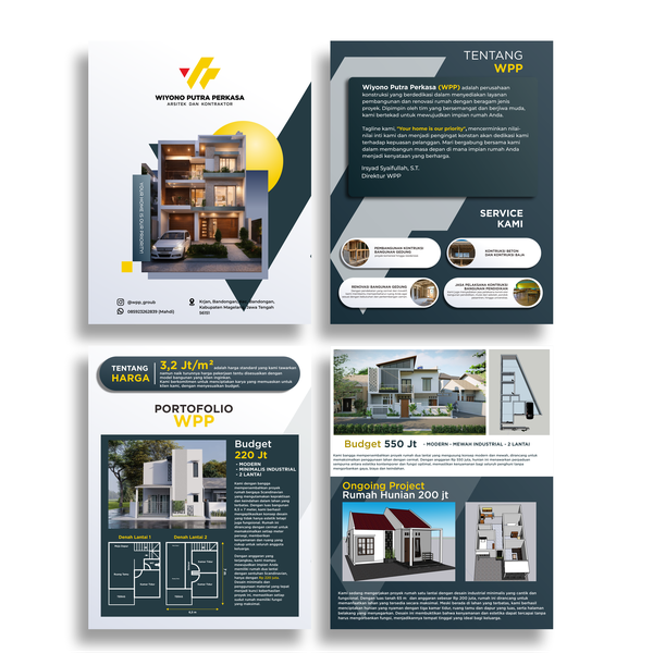 Design by Ali Mursyid titled "Construction Flyer design"