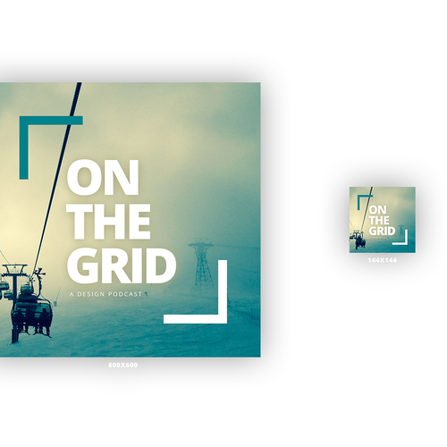 Create cover artwork for On the Grid, a podcast about design デザイン by SetupShop™