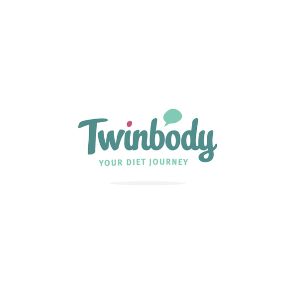 Twinbody logo. Online diet platform letting users target, track and share their diet journey.