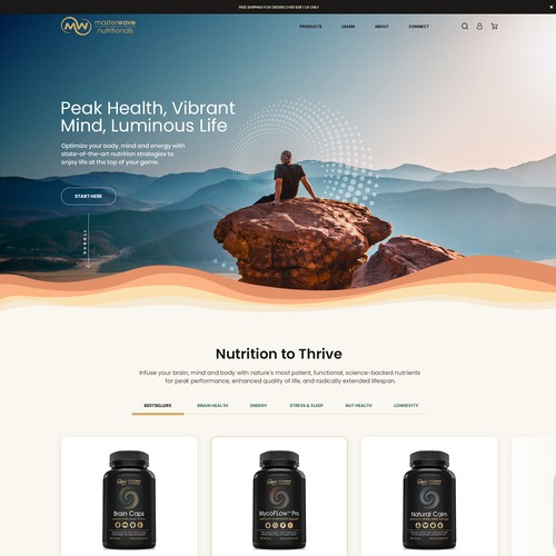 netGuruMediaさんのDesign the "sexiest" and most powerful health supplements website on the planetデザイン