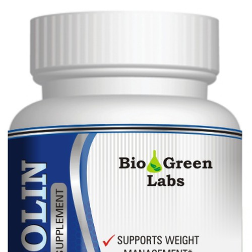 Modern health supplement label design Design by Aalamvision