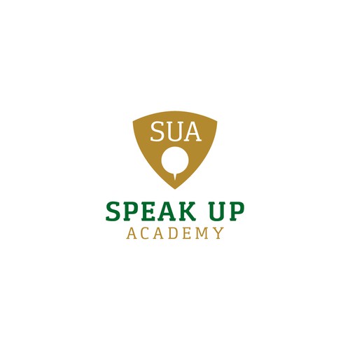 Create a  brand identity for Speak Up Academy Design by X37V