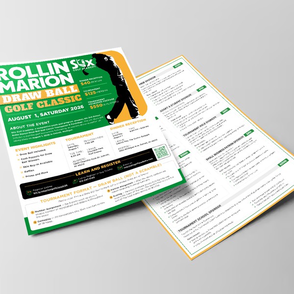 Stix Golf Academy Flyer