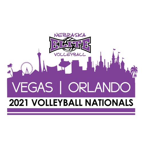 2021 Volleyball Nationals Shirt Réalisé par CoachKaz