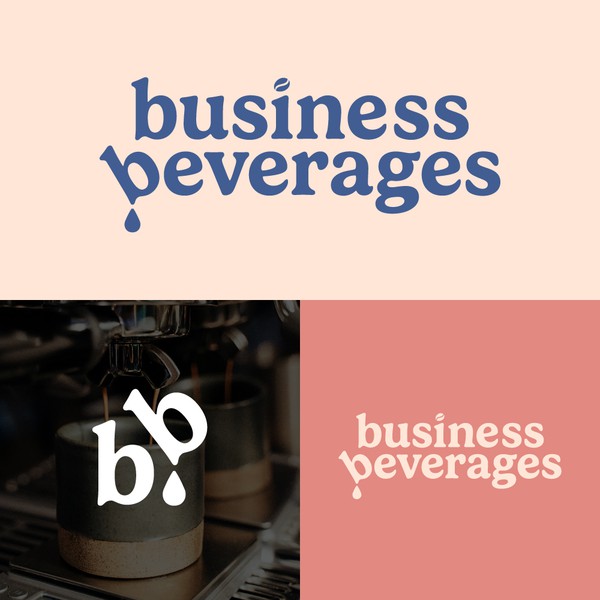 Design by Clapham Creative titled "Business Beverages Logo & Icon"