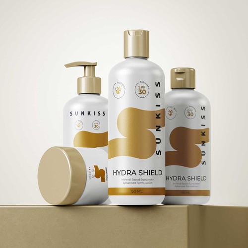 Luxury Sunscreen Label Design by Emdadul95