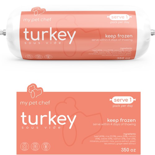 Premium Fresh Dog Food Diseño de Totoya