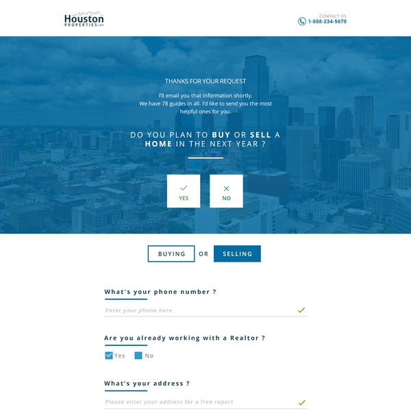 Design by Addicted2web titled "Post Sign-Up Landing Page"