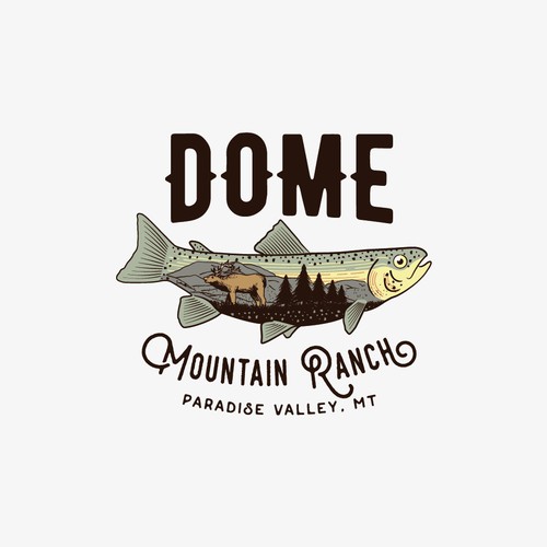 Dome Mountain Ranch Logo!!! Design by iyank iyo