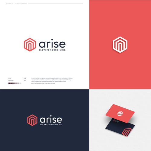 Arise - Rebranding (Brand Guide & Logo) Design réalisé par Senja1705