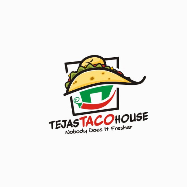 Design by starlight ™ titled "Holy Mexican Restaurant Logo!  Tejas Taco's needs a logo!!"
