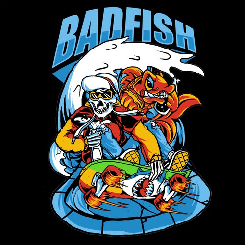 Designs | Badfish: A Tribute to Sublime T Shirt | T-shirt contest