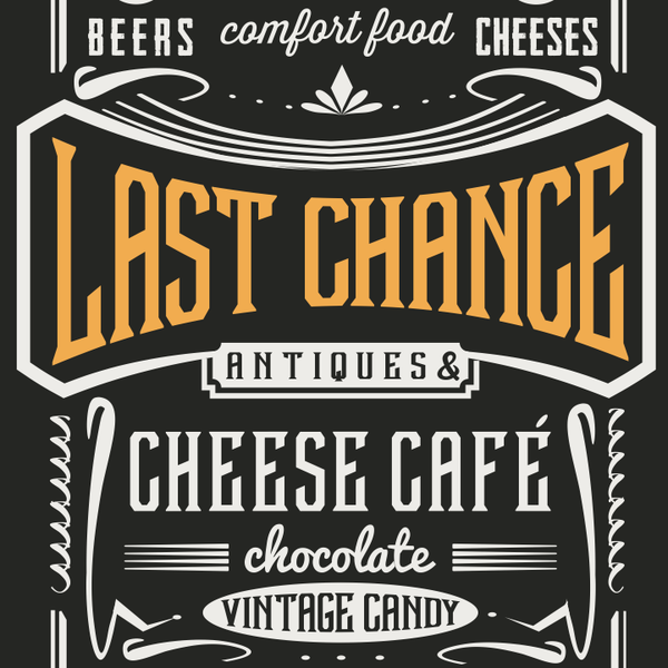 signage for restaurant window