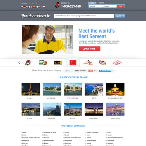 Web page design contest entry by an artist