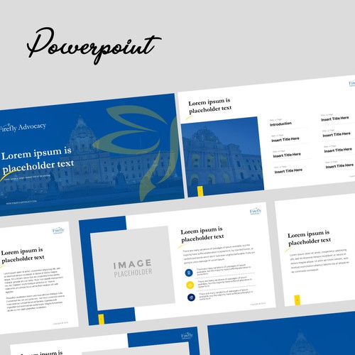 PowerPoint template contest entry by YuhuuSTD