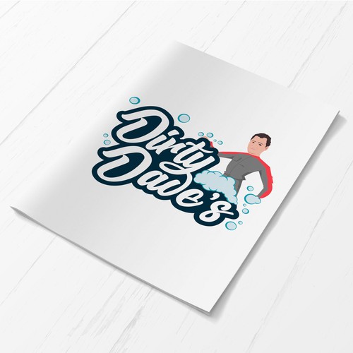 Car Wash Mascot with Logo-ontwerp door Matt Valley