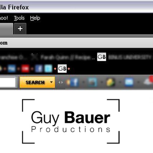 Create the next icon or button design for Guy Bauer Productions Diseño de clickyusho