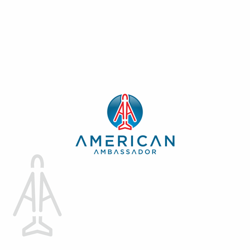 A travel based logo for videos about visiting the US Design por (F)atikas