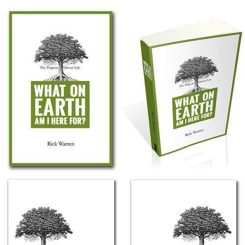 Book cover redesign for "What on Earth Am I Here For? The Purpose Driven Life" by Rick Warren Design by creative_assembly