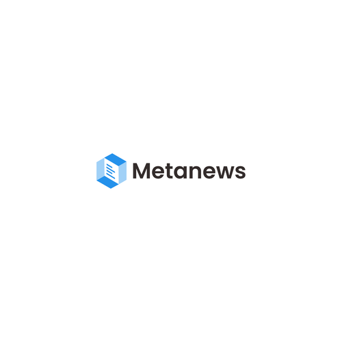 Design a logo for a web3 News platform called MetaNews Design by Delmastd