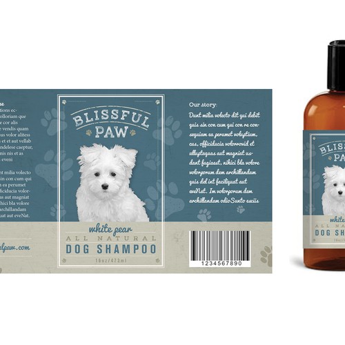 Designer dog shampoo store