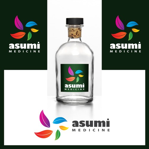 "Asumi Medicine  社のロゴをデザインしてください" ganador Logo y paquete de imagen corporativa por Dreams_art