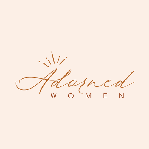 A feminine logo for a women's ministry that incorporates a crown. Design by wahwaheng