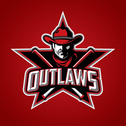 Outlaws Baseball Team Logo | Logo design contest