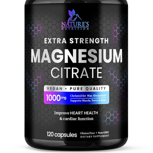 Premium Magnesium Citrate Design needed for Nature's Nutrition Design by Davi Giolo ★