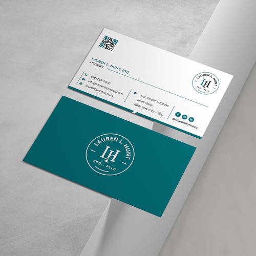 Design business cards and letterhead for a modern law firm Design by Saman Osama