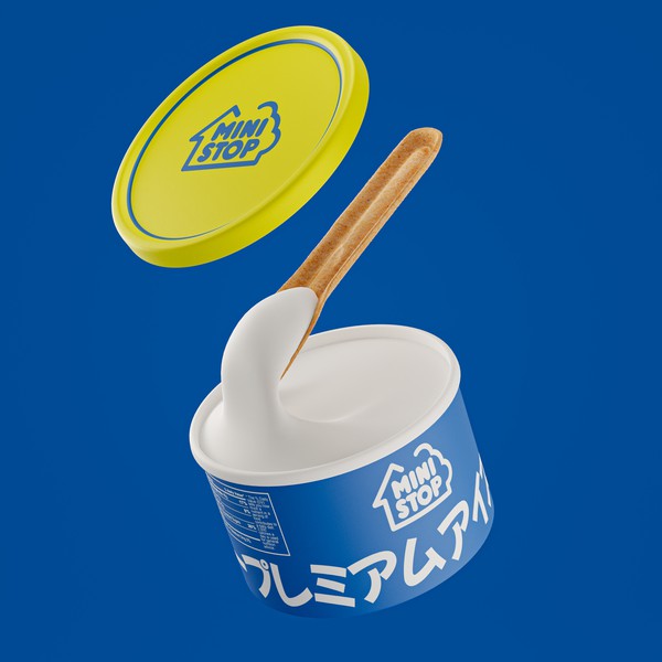 Mini Stop ice cream packaging 