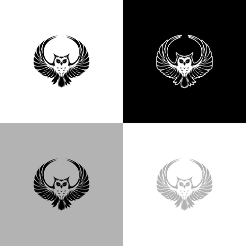 "Owl logo" winning Illustration or graphics