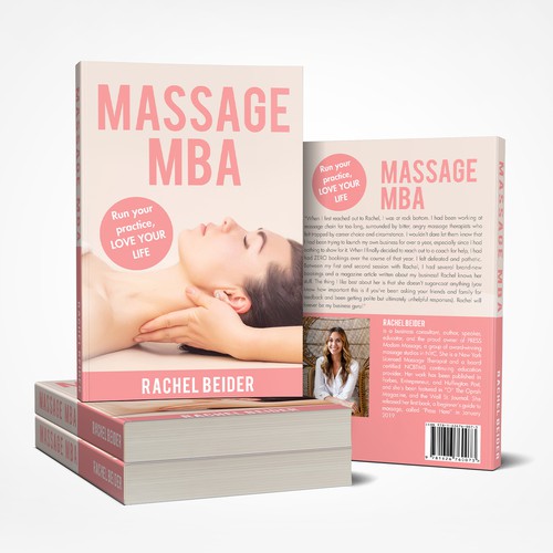 Book cover for a business book about massage therapy. Design by Aleaca