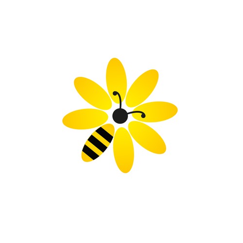 Help us save the bees! Looking for a catchy logo that incorporates a bumble bee and a wildflower. Design by wennyprame