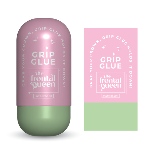 Design Wig Glue Product label  for a Viral Gen Z hair brand! Design by Sayyed Jamshed