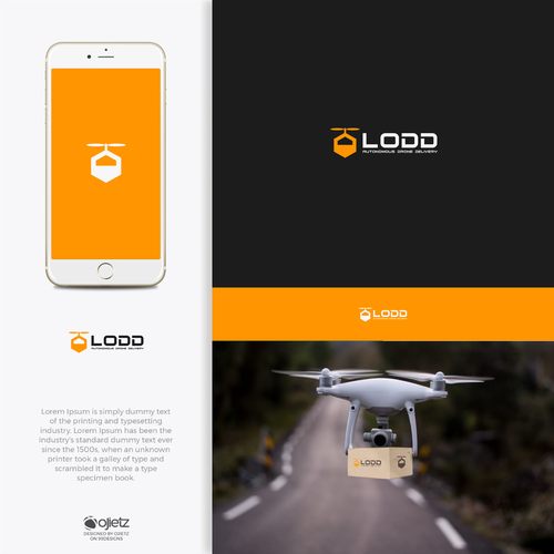 lodd - Design the modern logo of a drone delivery services venture Design by ojietz