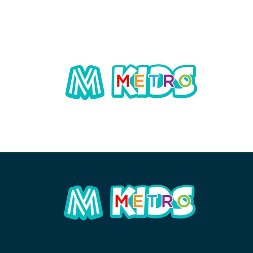 Metro Kids Logo Design by Muchsin41