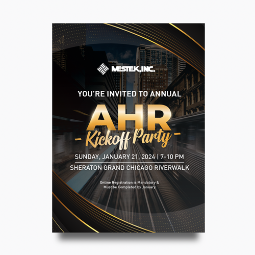 Company Tradeshow kickoff party - Design our invite Design réalisé par @rysmrn