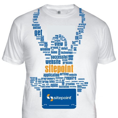 SitePoint needs a new official t-shirt Diseño de Design Stuio