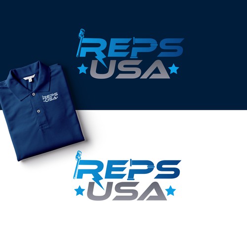 Rep's USA Logo Design réalisé par Nana445