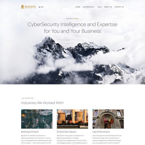 Designs | CyberSecurity Startup - web page design | Web page design contest