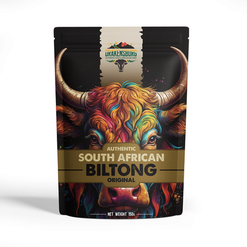 Hipster professional adventure biltong food packaging Design by syakuro